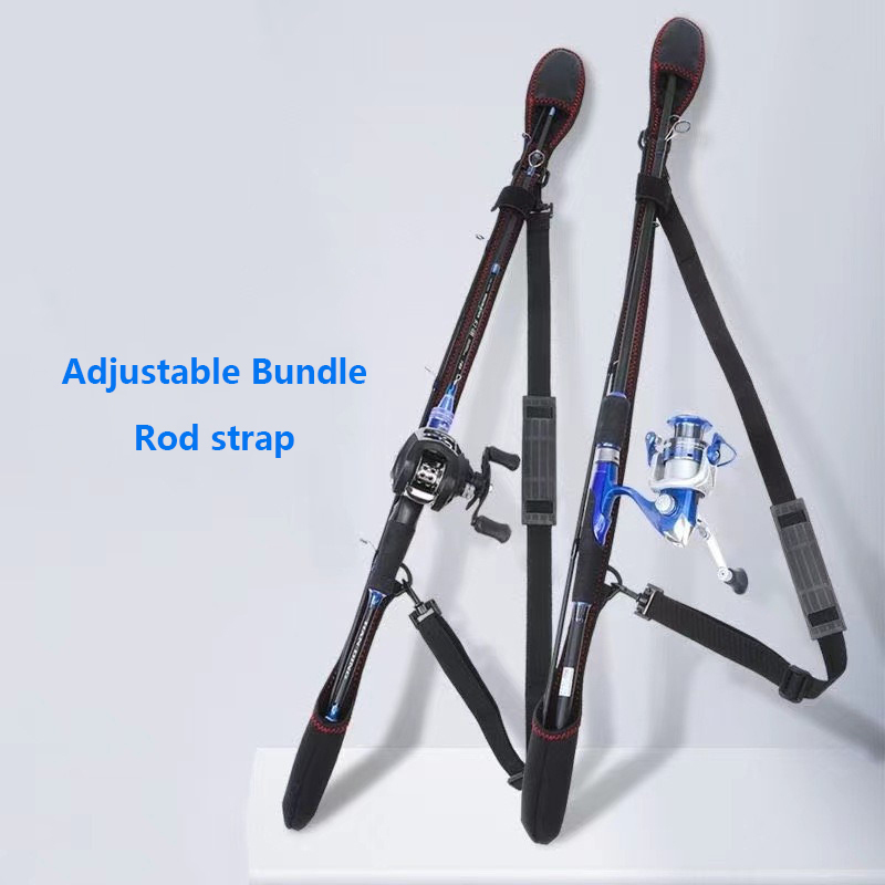 Fishing Line Box - Neue Angelruten-Schutzhülle Fliegenruten-Abdeckung Rutentasche Halter Gürtelriemen