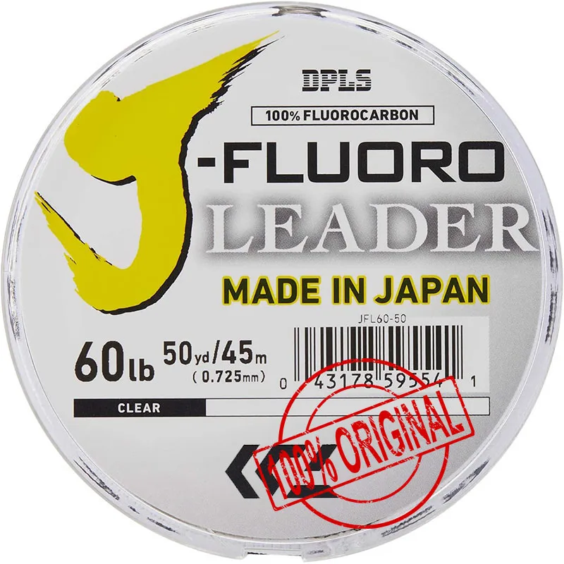Fluorocarbon Line - DAIWAJ-FLUORO Fluorocarbon-Vorfach-Angelschnur – Länge: 50 m