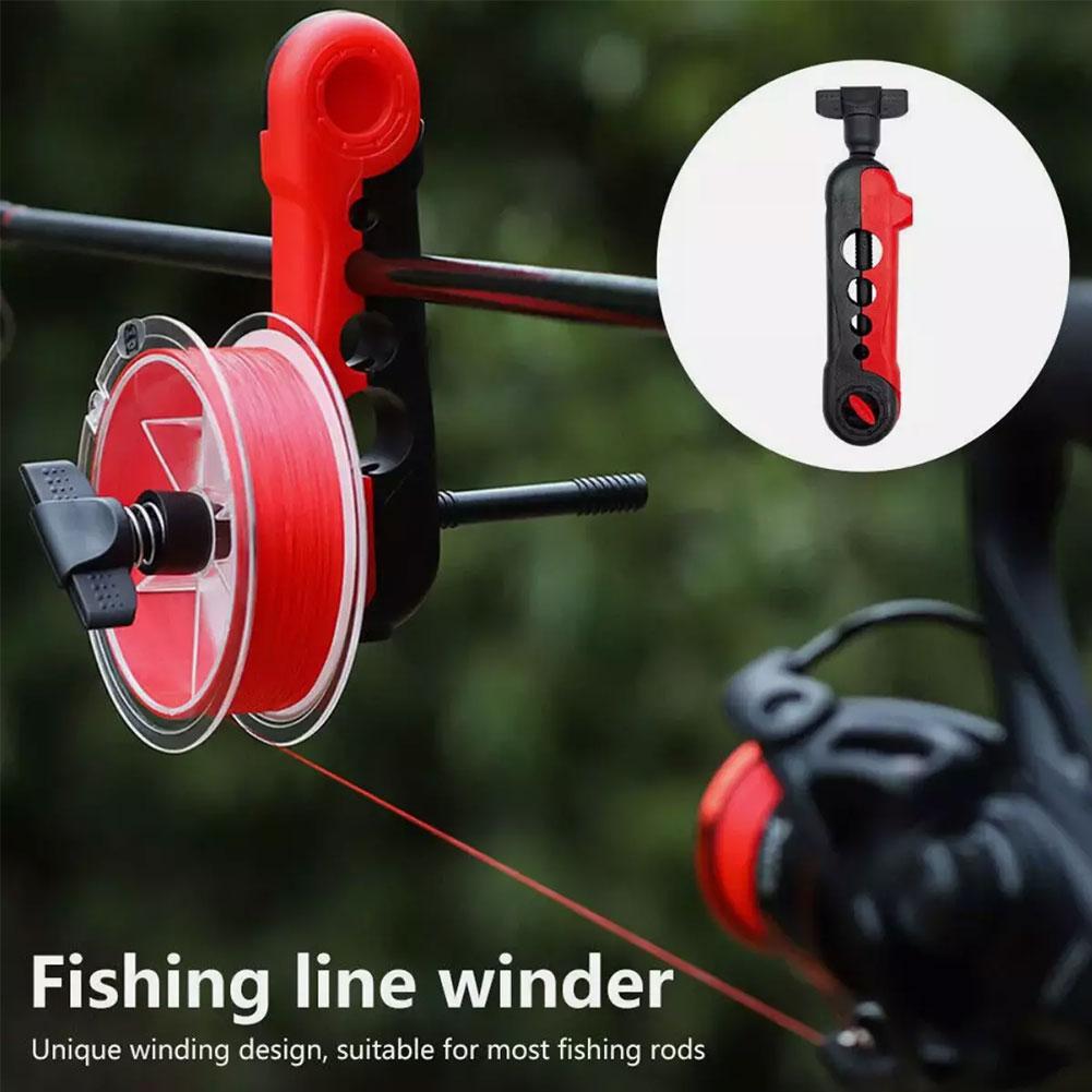 Fishing Line Dispenser - Tragbarer Angelschnur-Aufwickler, Spulenhalter, Spulenmaschine für Spinnrollen