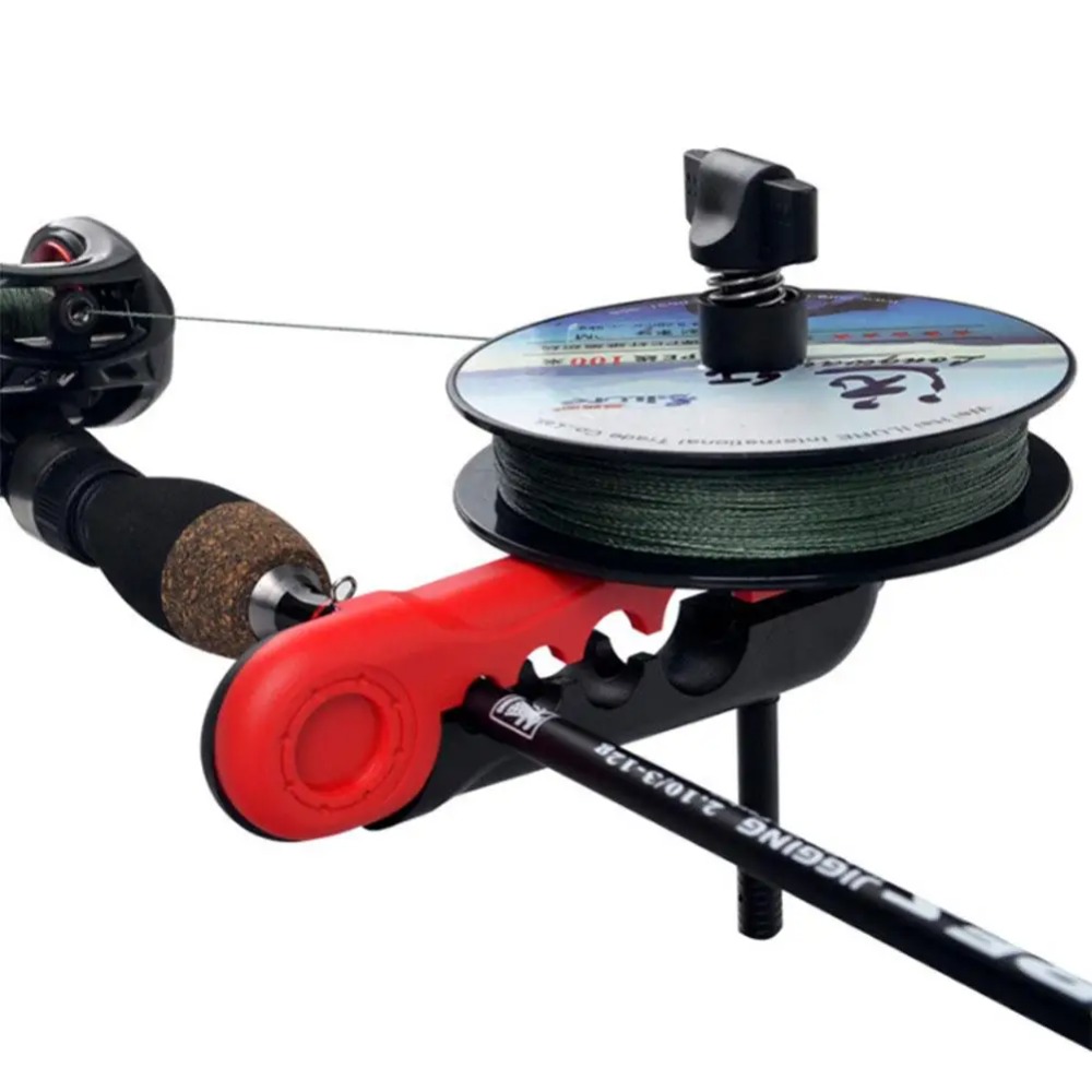 Fishing Line Spooler - Tragbarer Angelschnurwickler für Baitcasting- und Spinnrollen,