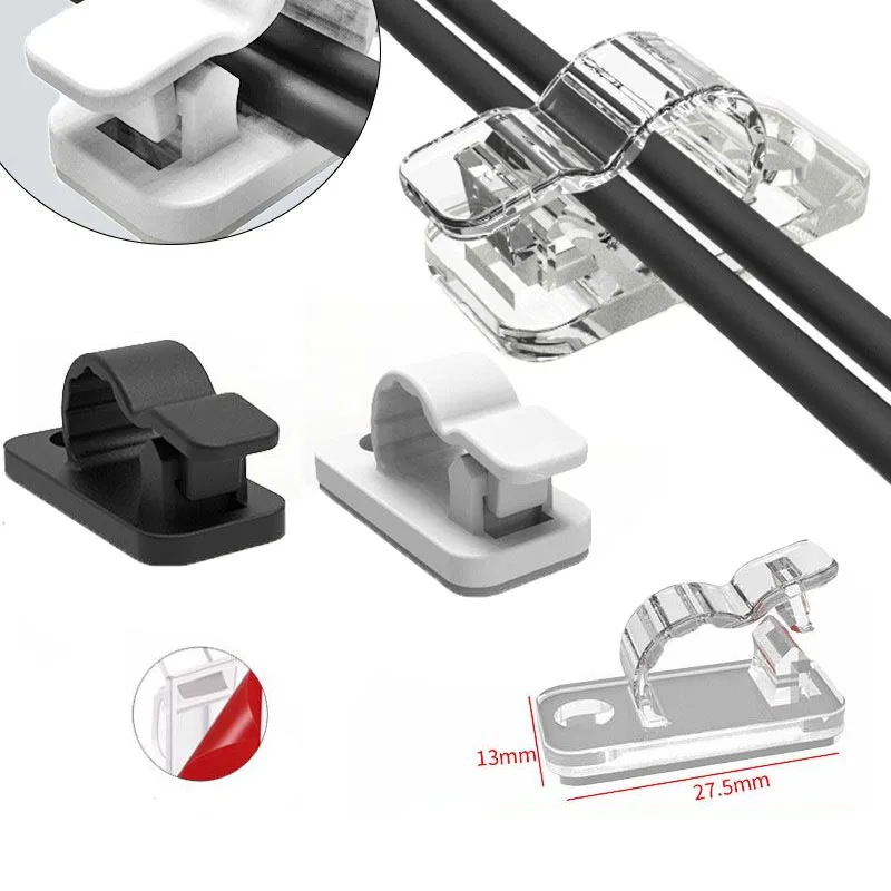 Tippet Line - 10/50PCS Kabel Organizer Clips Kabel Management