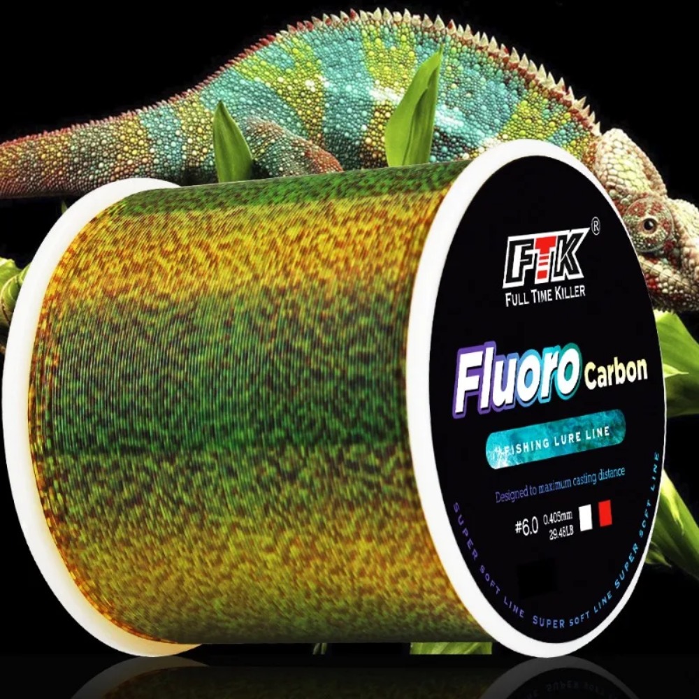 Fluorocarbon Line - Billings Unsichtbare Gefleckte Schnur, Tarnungs-Nylonschnur, Farbwechselnde
