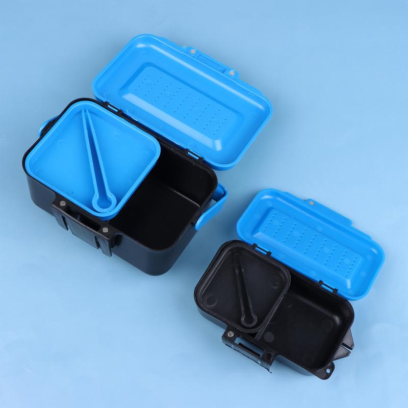 Fishing Line Box - Tragbare Angelköderbox für lebende Köder, Haken