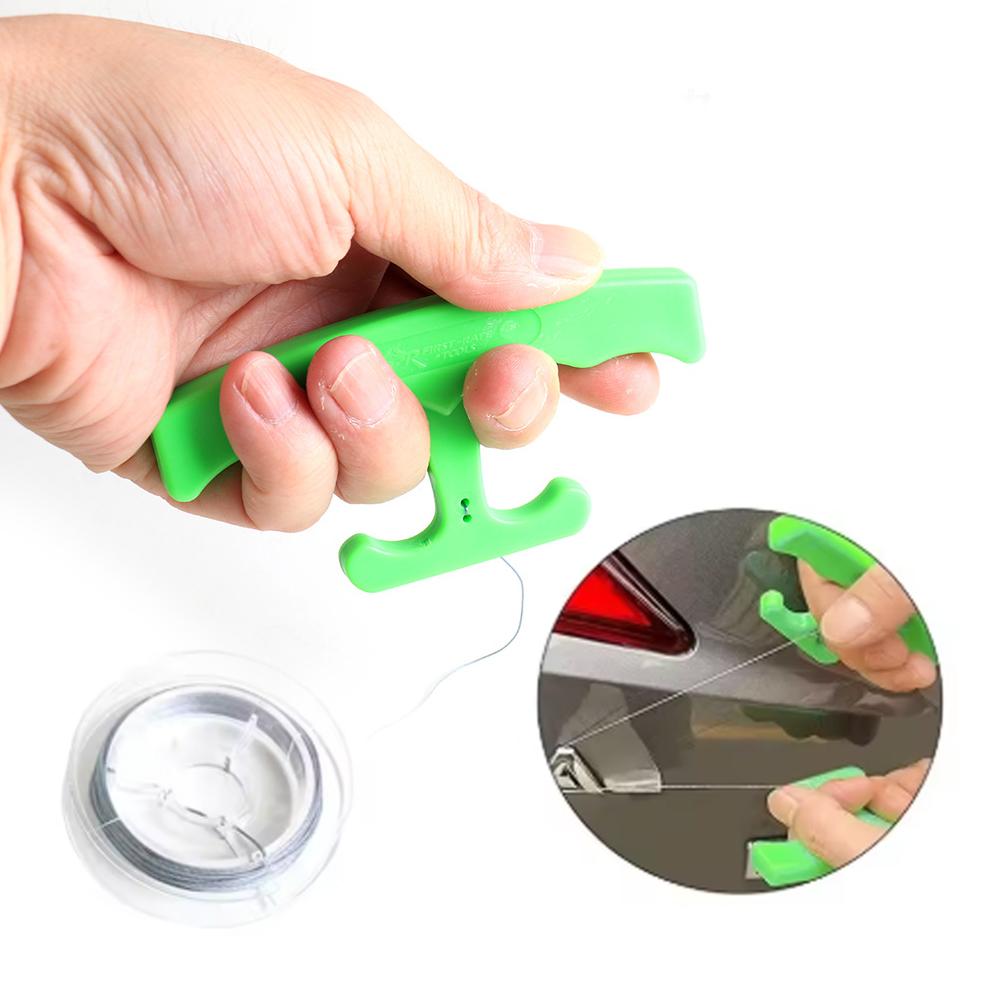 Monofilament Line - Auto-Emblem-Entferner-Werkzeugset Ergonomisches Logo- und Aufkleber-Entfernungswerkzeug Professionelles