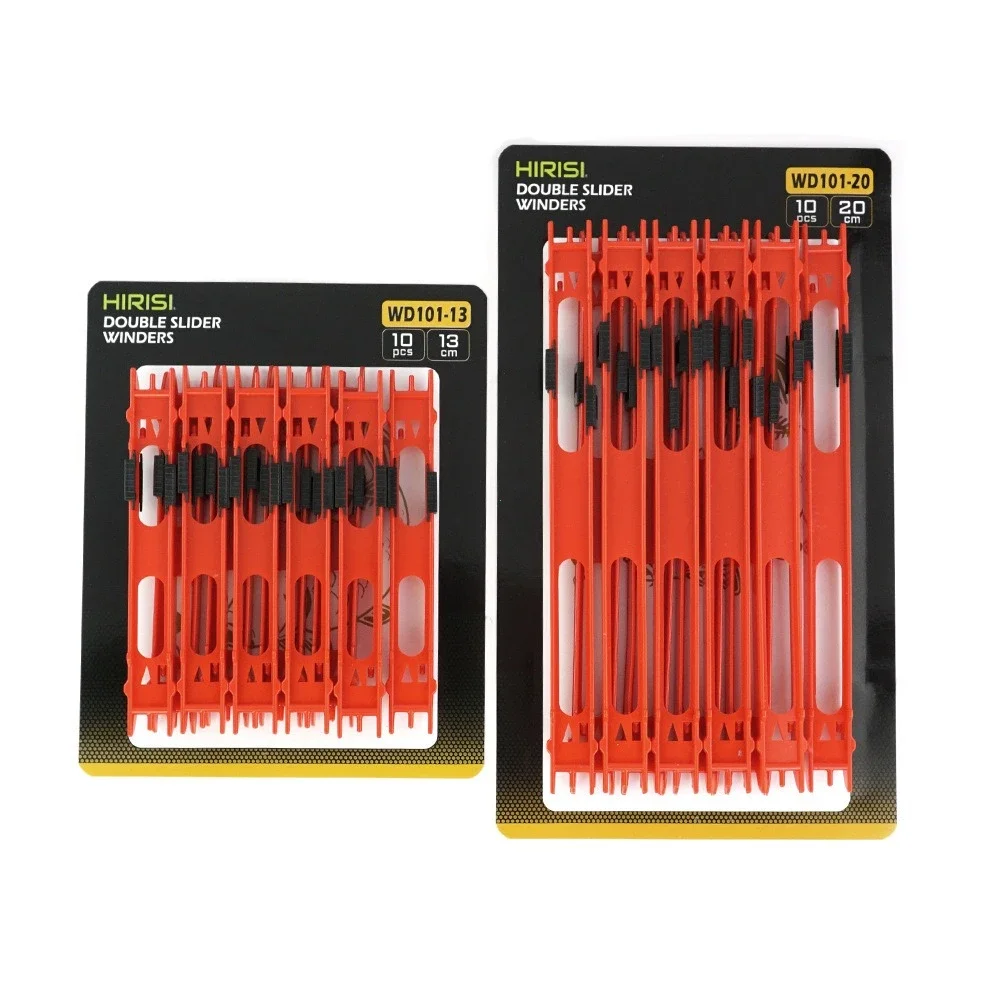 Fishing Line Winder - 10 Stück Angelzubehör: Plastik-Schnurwickelbretter, Rig-Halter, Angelschnur-Wickler