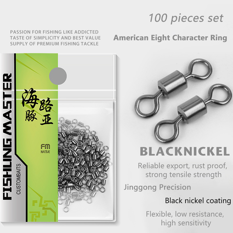 Monofilament Line - ★ ▲ 100 Stück Angelwirbel aus