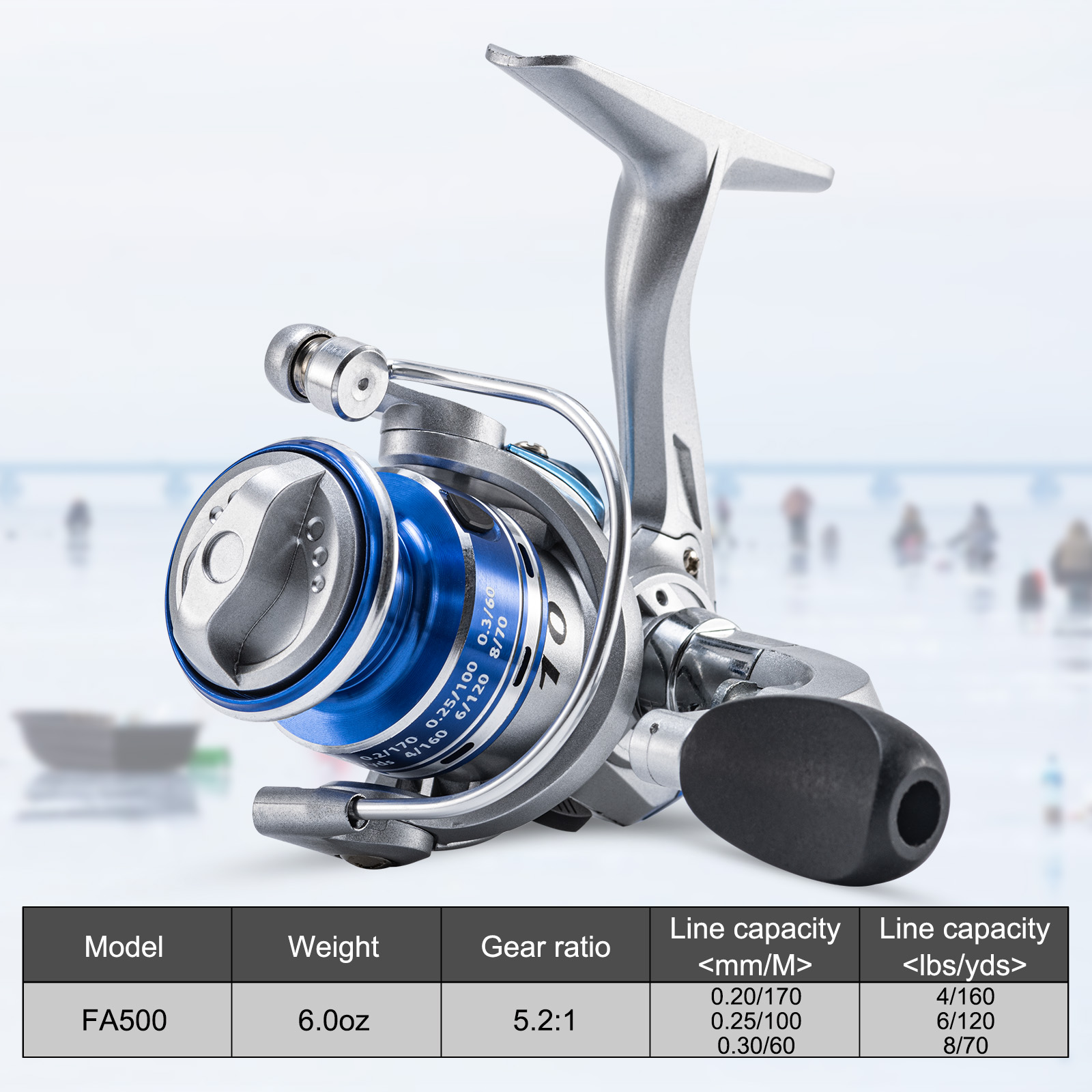 Goture Neue Eisangelrollen Win – Ice Fishing Line Bewertung und Preis
