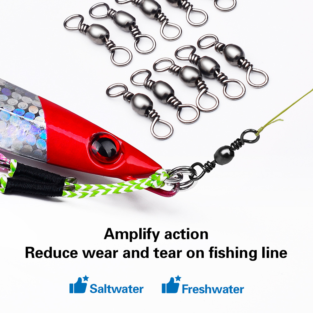 100 Stücke Angeln Wirbel Steck – Freshwater Line Bewertung und Preis