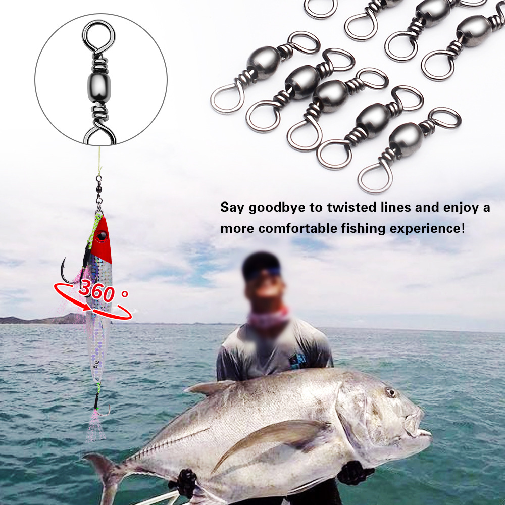 100 Stücke Angeln Wirbel Steck – Freshwater Line Bewertung und Preis