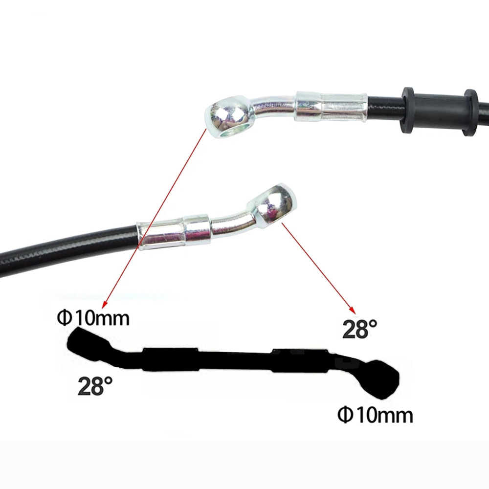 400-2200mm Motorrad Hydraulisc – Braided Line Bewertung und Preis