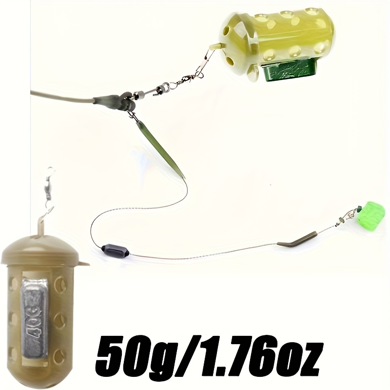 Zylindrischer Angelköderkäfig, – Fishing Line Dispenser Bewertung und Preis