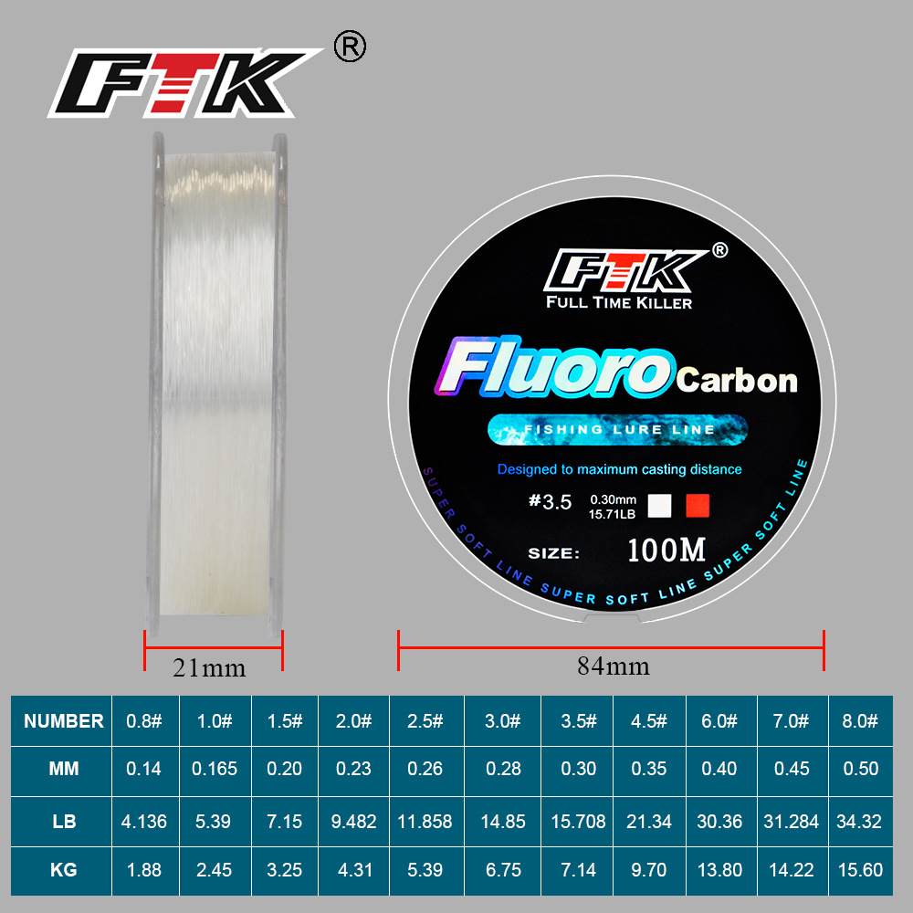 100M Fluorkohlenstoff Beschich – Fluorocarbon Line Bewertung und Preis