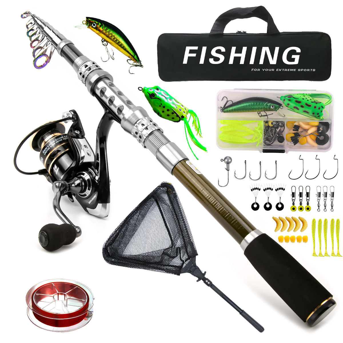 Carbon Luya Rutenrad Set Meere – Freshwater Line Bewertung und Preis