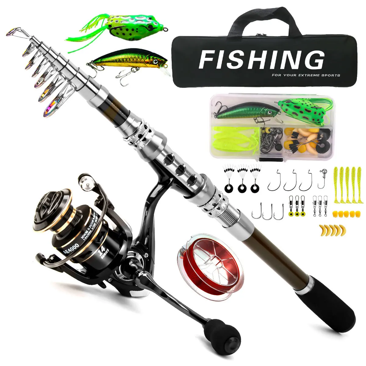 Carbon Luya Rutenrad Set Meere – Freshwater Line Bewertung und Preis