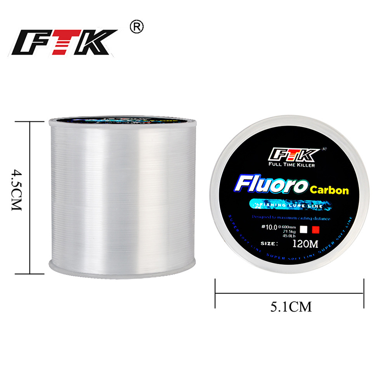 FTK 120 m Angelschnur 0,2 mm-0 – Fluorocarbon Line Bewertung und Preis