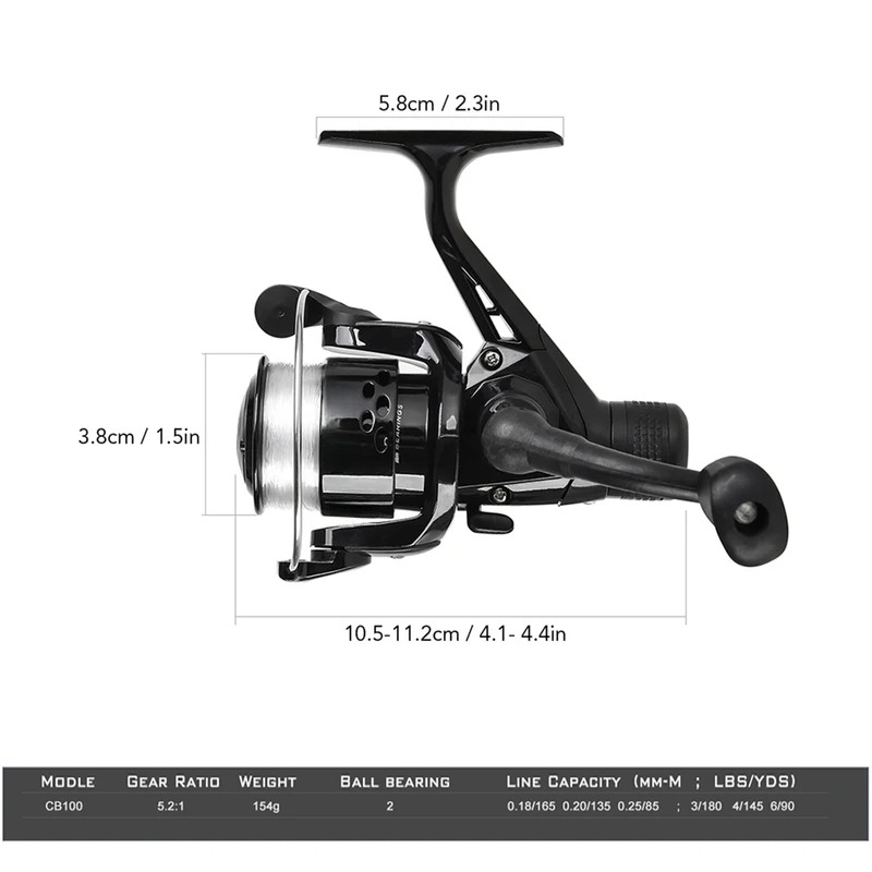 BRAVMAK 2,1/ 2,3 mTeleskop Ang – Fishing Line Spooler Bewertung und Preis
