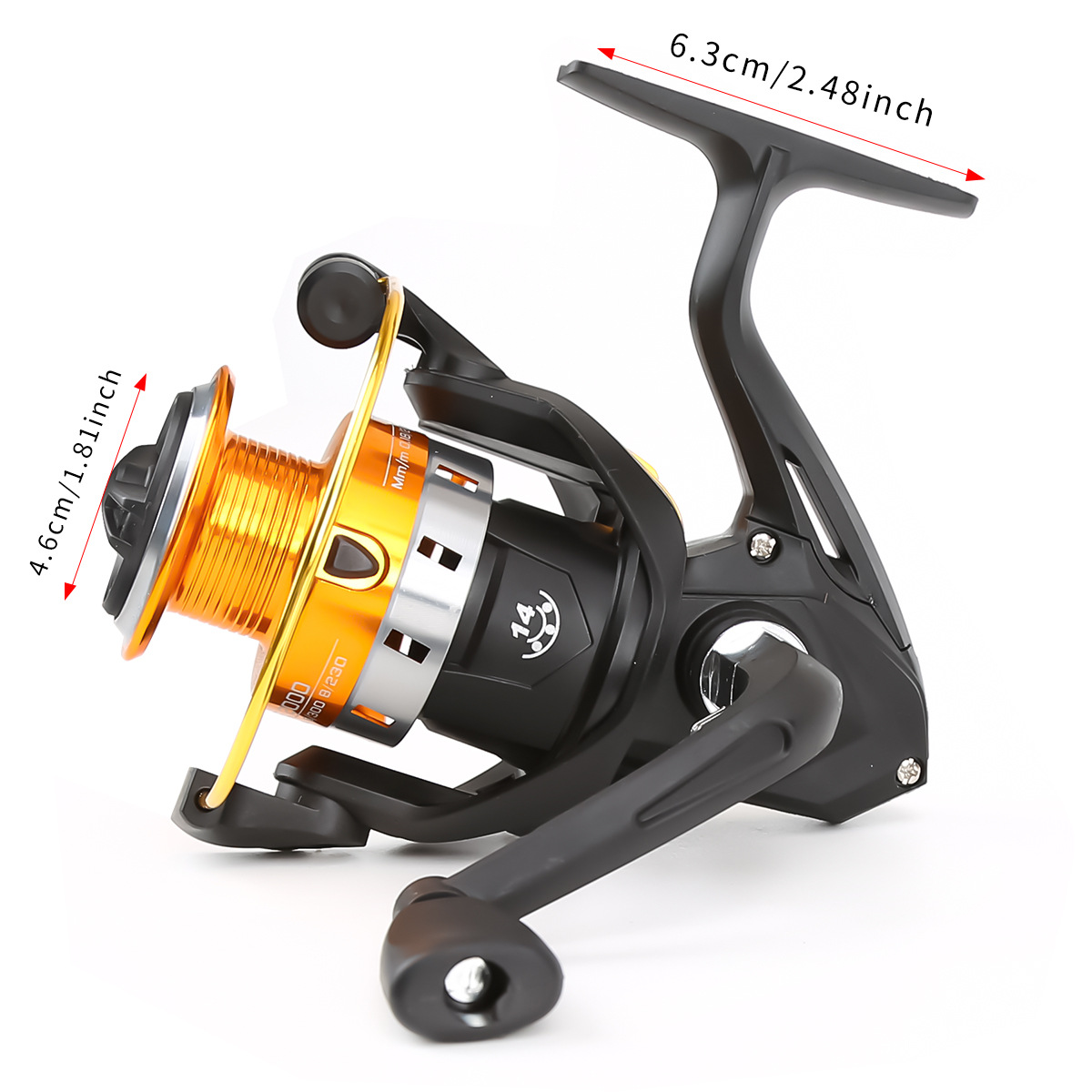 Spinnrolle mit Metallspule, We – Ice Fishing Line Bewertung und Preis